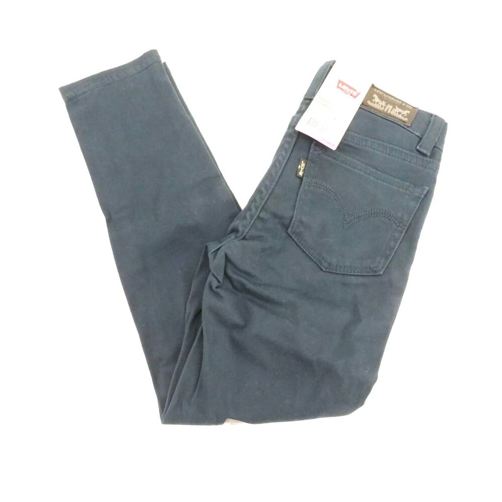 Levi's Girls Sateen Leggings Adjustable Waist 6 Regular NWT $36